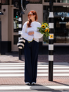 Gigi Satin pants | Tall | Navy