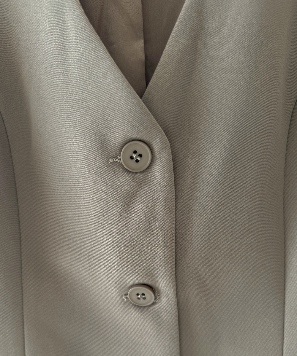 Nova gilet | Taupe | Tall