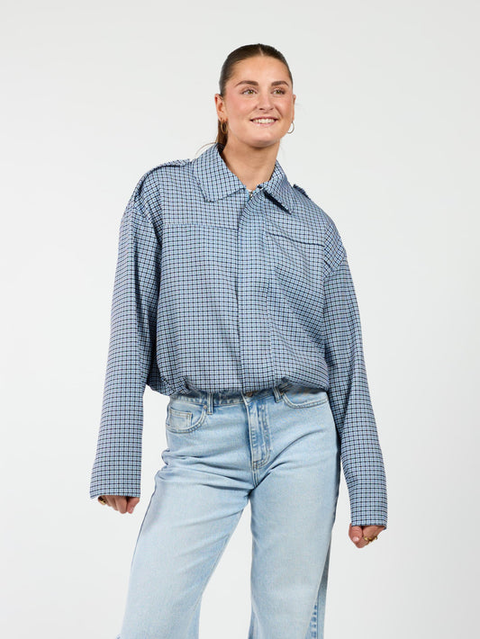 Naya jacket | Checked blue | Tall