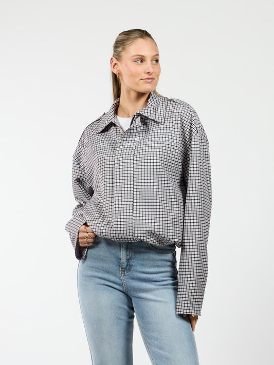 Naya jacket | Checked black | Tall