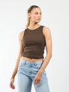 Basic Tank Top Noa | Brown | Tall