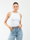Basic Tank Top Noa | Off white | Tall