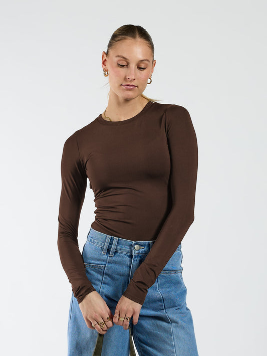 Nola Body | Long sleeve | Brown | Tall