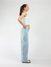 Olivia Balloon Jeans | Mid-waist | Mixed denim | Tall