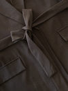 Loes vest with belt | Brown | Tall