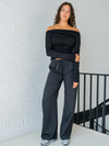 Lieke off shoulder top | Tall | Black