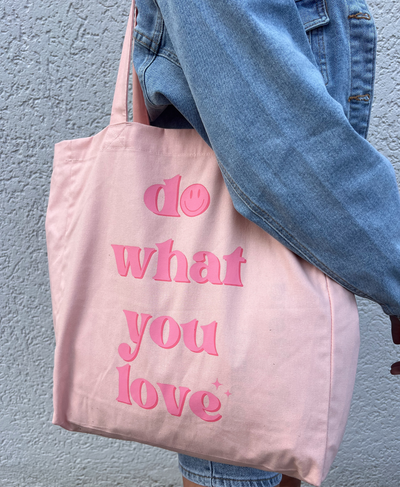 Canvas bag | Pink | The Wildflower Club