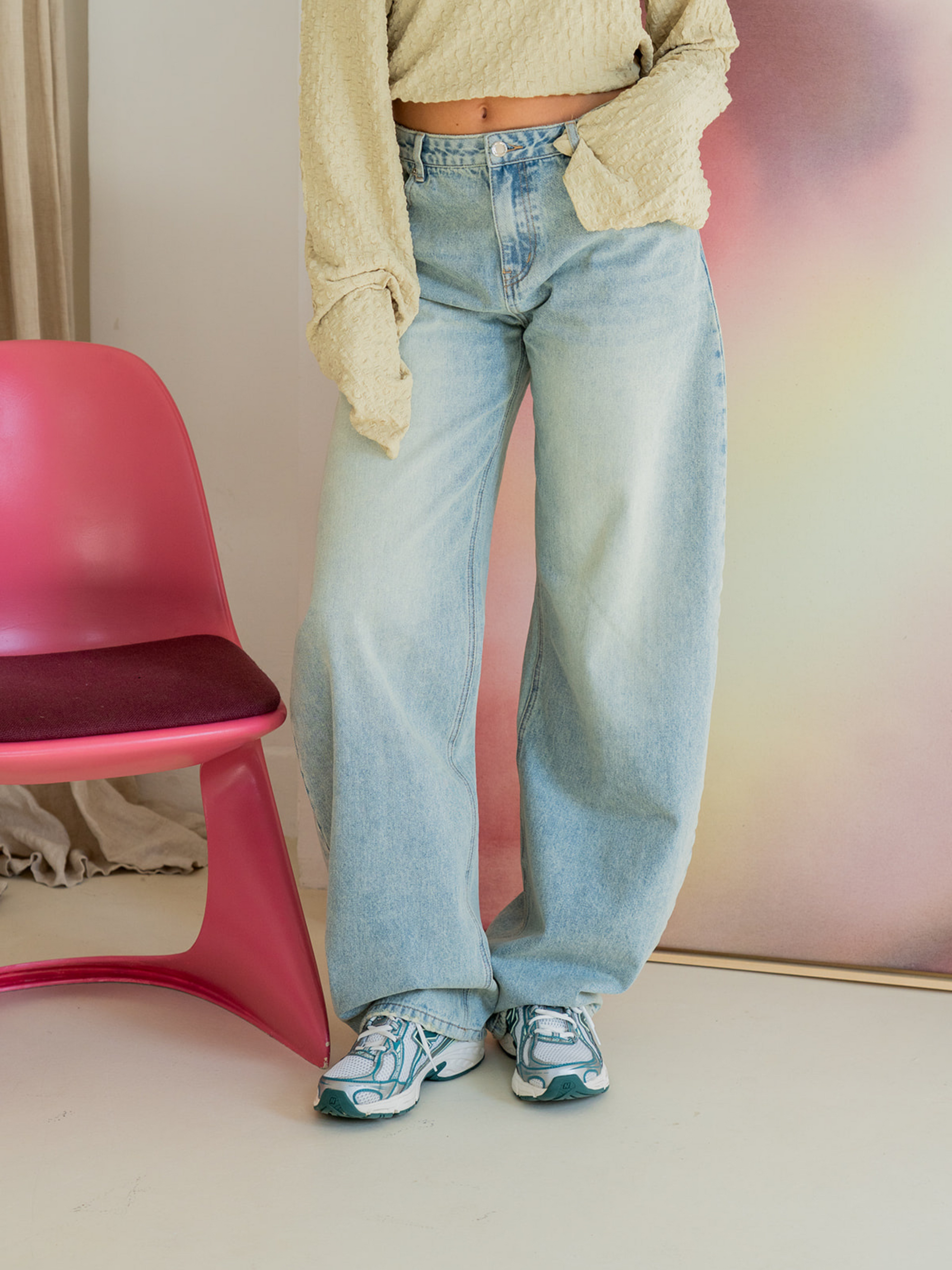 Rae balloon jeans vintage blue TALL