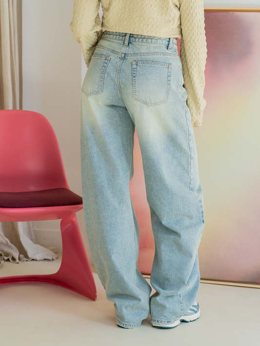 Rae balloon jeans vintage blue TALL