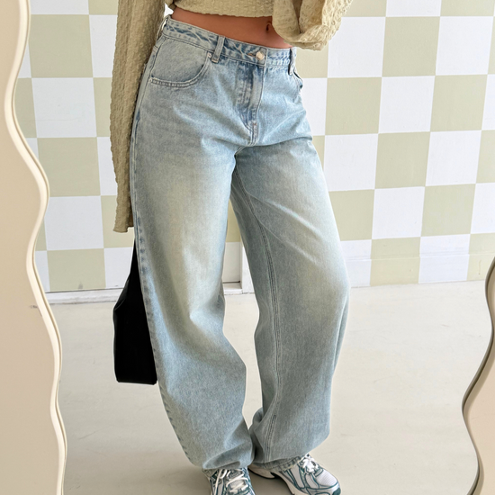 Rae balloon jeans vintage blue TALL