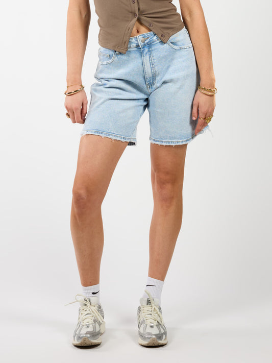 Riva | Denim Shorts | Light Blue | Tall