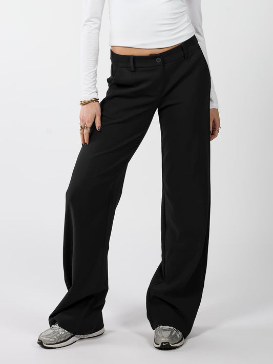 Romi Pants | Mid-waist | Black | Tall