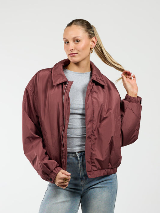 Rose bomber jacket | Blush | Tall
