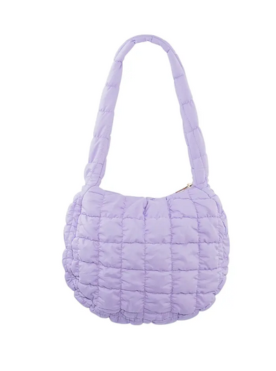 Rose Puffer Bag | Lilac