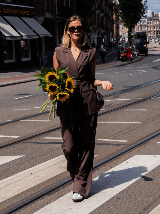 Loes Pants | Brown | Tall