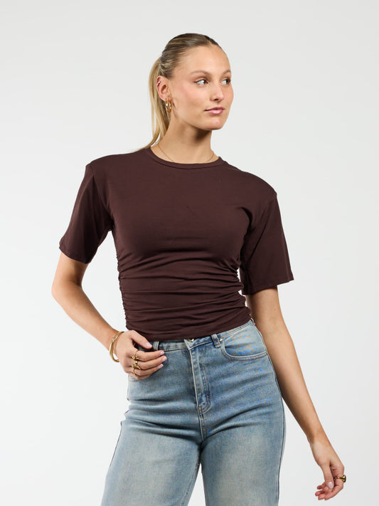 Saar top | Brown | Tall