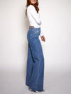 Sassy | Super Wide Leg Jeans | Destroyed | Stretch | Dark Blue | Tall