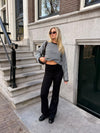 Mary | Flared pants | Tall | Zwart