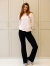 Mary | Flared pants | Tall | Zwart