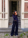 Riley Relaxed Jeans | Drawstring | Navy | Tall