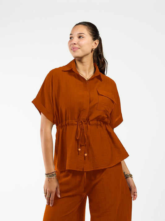 Steph top | Terracotta | Tall