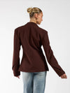 Lily tailored blazer | Brown | Tall