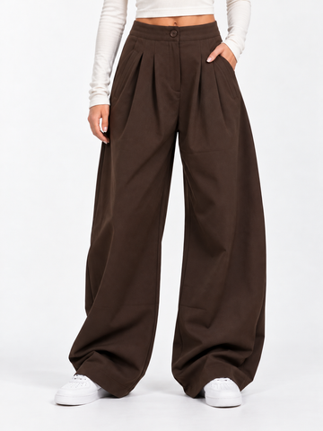 Loulou pants | Brown | Tall