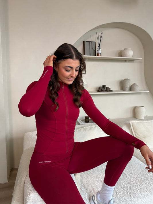 Zip Vest | Sports | Bordeaux | Tall