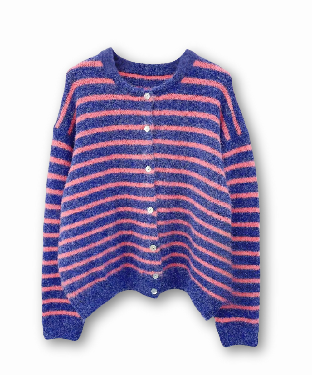 Vest Vive | Blue-pink striped | Tall