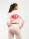 WLD longsleeve tee | Light pink | Tall