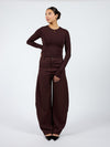 Bobby Balloon Pants | Dark Brown | Tall
