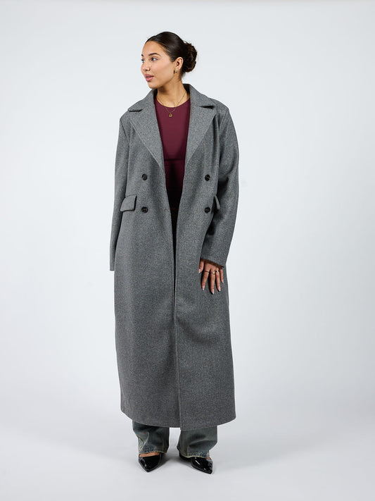 Noé Coat | Oversized | Dark Grey | Tall