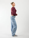 Zoey Barrel Jeans | Mid waist | Blue | Tall