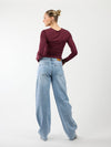 Zoey Barrel Jeans | Mid waist | Blue | Tall