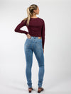 Lois Skinny Jeans | Blue | Stretch | Tall