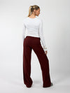 Romi Pantalon | Mid-waist | Bordeaux | Tall