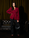 Lily tailored blazer | Bordeaux | Tall