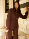 Lily tailored blazer | Brown | Tall