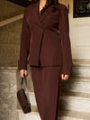 Lily tailored blazer | Brown | Tall