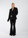 Lily fitted blazer | Black with diamonds | Tall