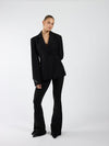 Lily fitted blazer | Black with diamonds | Tall