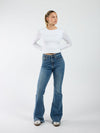 Ivy Flared Jeans | Blue | Stretch | Tall