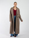 Noé Coat | Oversized | Taupe | Tall