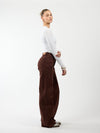 Elle | Super Wide Leg Jeans | Dark brown | Tall