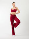 Flared leggings | Sport | Burgundy | Tall