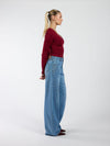 Mila Wide Leg Jeans | Blue