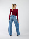 Mila Wide Leg Jeans | Blue