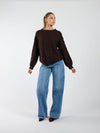Mira Cable Knit | Brown | Tall