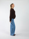 Mira Cable Knit | Brown | Tall