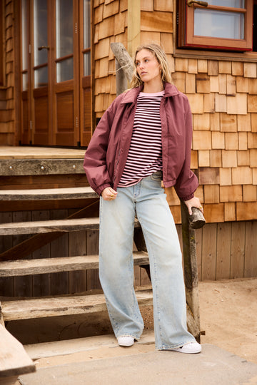 Rose bomber jacket | Blush | Tall